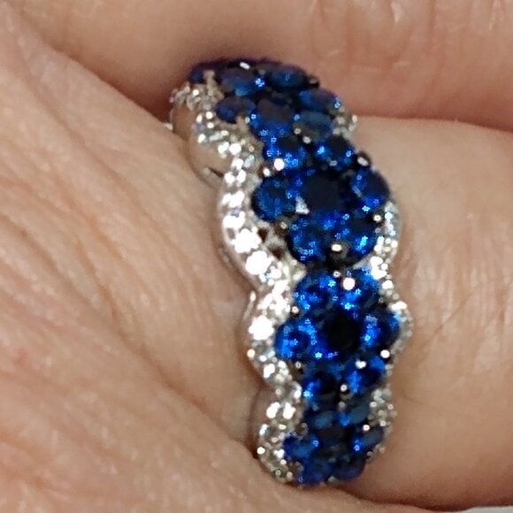Blue spinel, stunning ring! - Picture 2 of 6
